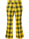 COMME DES GARÇONS tartan cropped trousers