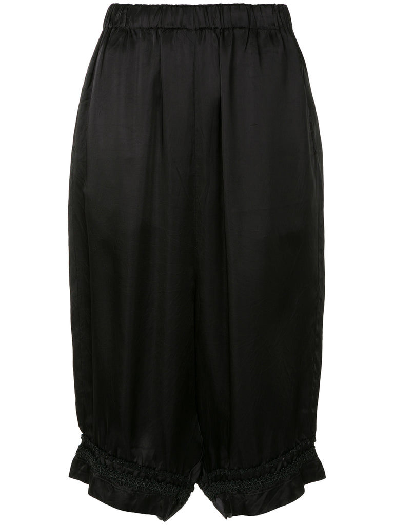 COMME DES GARÇONS drop-crotch cropped trousers