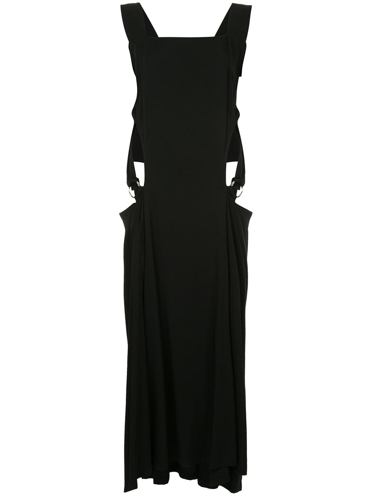 YOHJI YAMAMOTO cut out maxi dress