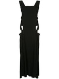YOHJI YAMAMOTO cut out maxi dress