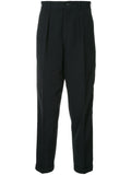 COMME DES GARÇONS Homme Plus front pleat tapered trousers