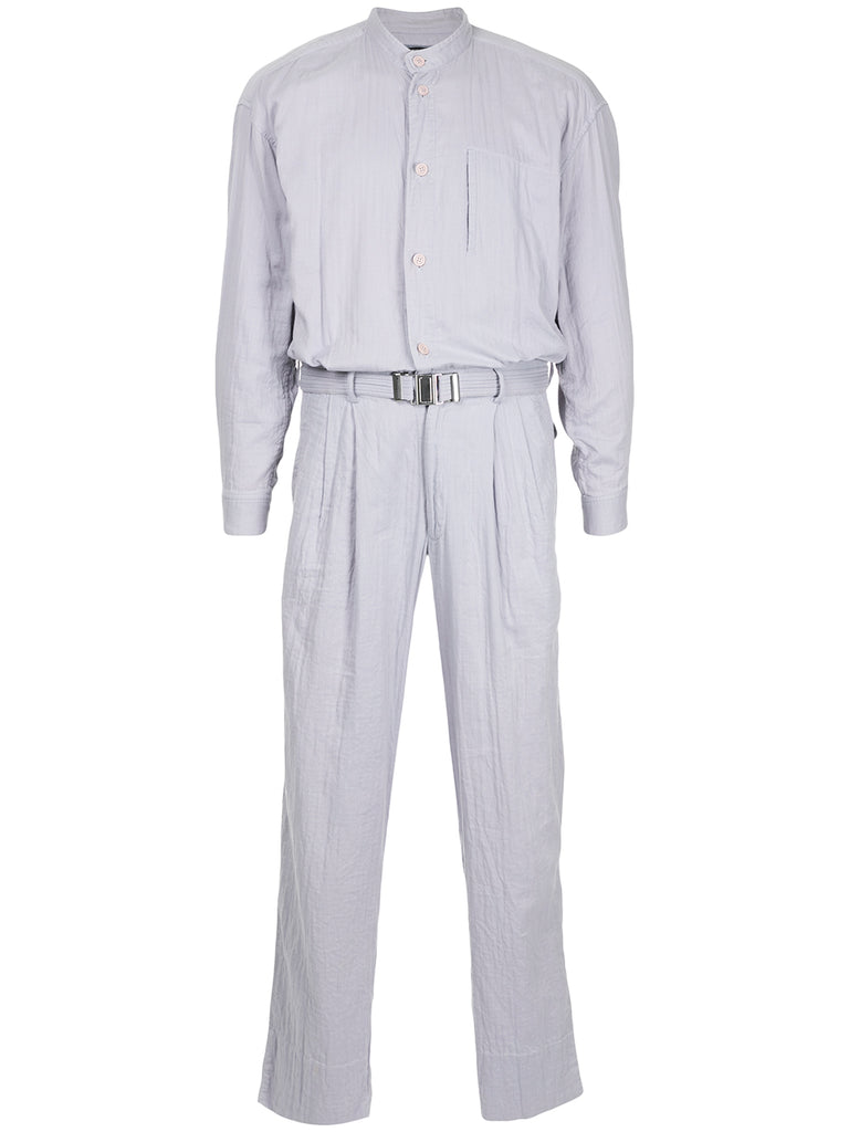 ISSEY MIYAKE longsleeved belted jumpsuit