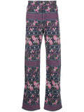 JUNYA WATANABE COMME DES GARÇONS tapestry pattern slim trousers