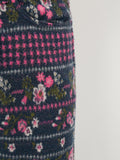 JUNYA WATANABE COMME DES GARÇONS tapestry pattern slim trousers