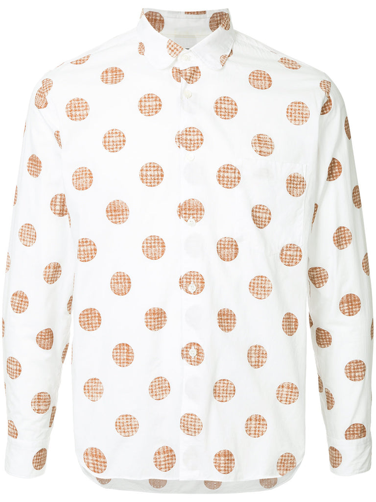 COMME DES GARÇONS spotted print shirt
