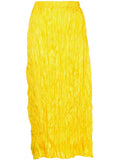 ISSEY MIYAKE crease pleated skirt