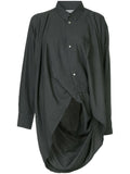 YOHJI YAMAMOTO long-sleeve asymmetric shirt