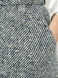 YOHJI YAMAMOTO tweed straight skirt