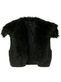 COMME DES GARÇONS faux-fur vest