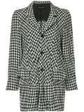 COMME DES GARÇONS houndstooth patterned coat