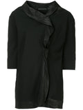 YOHJI YAMAMOTO short-sleeve asymmetric shirt