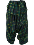 COMME DES GARÇONS tartan cropped trousers