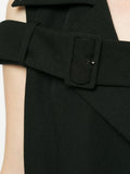 YOHJI YAMAMOTO cut-detail short sleeve coat