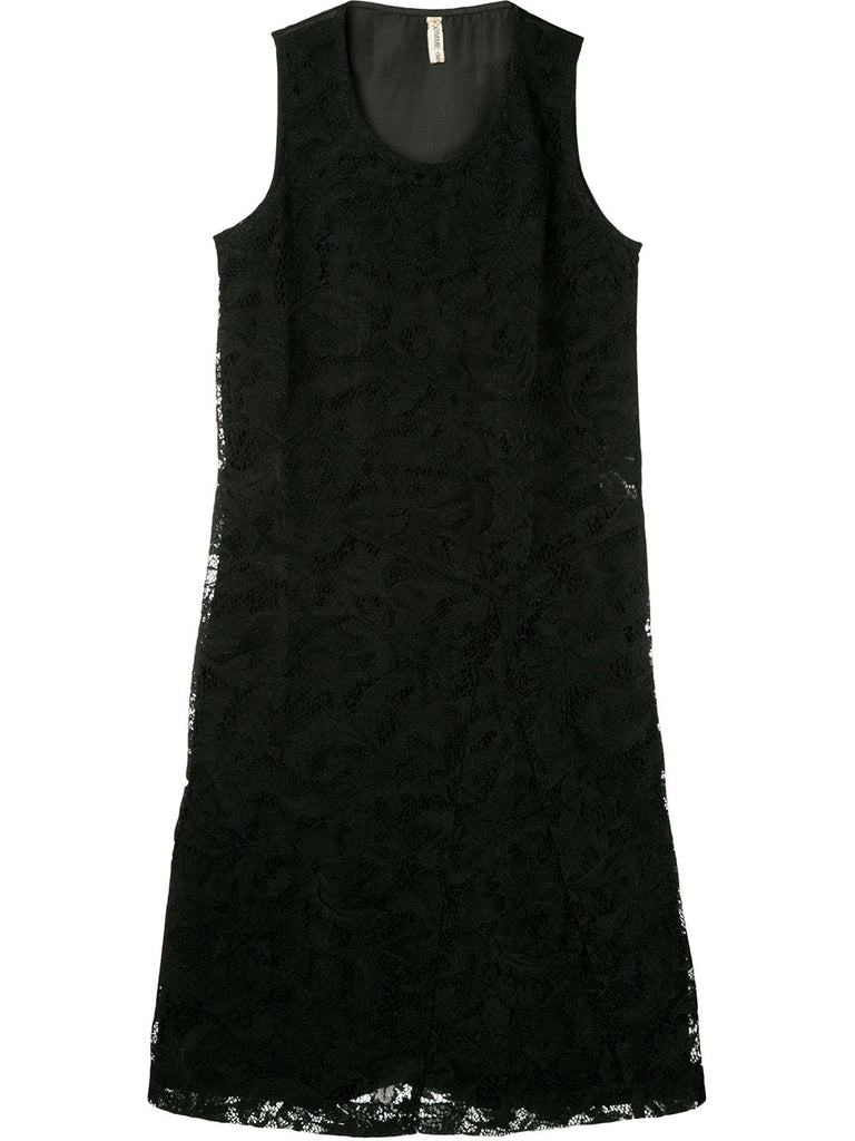 COMME DES GARÇONS lace flared midi dress