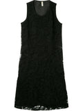 COMME DES GARÇONS lace flared midi dress