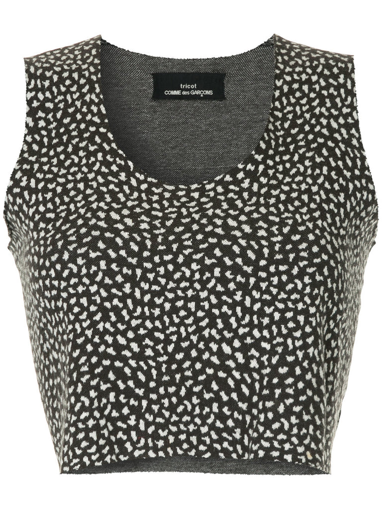 COMME DES GARÇONS sleeveless cropped top