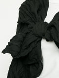 ISSEY MIYAKE crinkle-effect cropped jacket