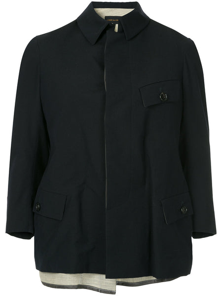 COMME DES GARÇONS long-sleeve fitted jacket
