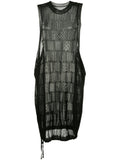 YOHJI YAMAMOTO sleeveless embroidered dress
