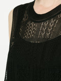 YOHJI YAMAMOTO sleeveless embroidered dress