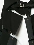 COMME DES GARÇONS pin-detail flared jacket