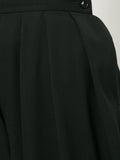 COMME DES GARÇONS flared pleated cropped trousers