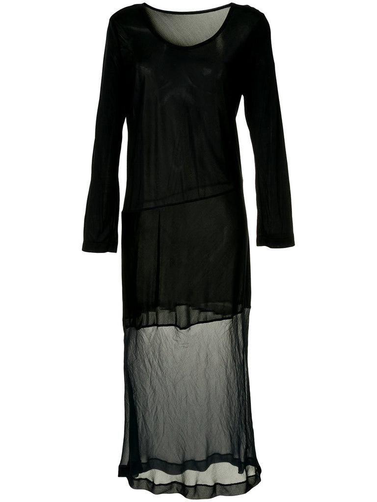 COMME DES GARÇONS long-sleeve midi dress