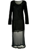 COMME DES GARÇONS long-sleeve midi dress