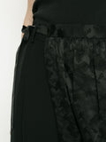 COMME DES GARÇONS cut-detail embroidered half shorts