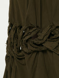 COMME DES GARÇONS knot flared midi skirt