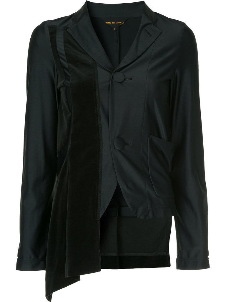 COMME DES GARÇONS asymmetric fitted blazer