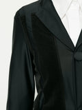 COMME DES GARÇONS asymmetric fitted blazer