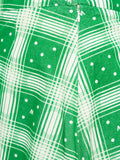 WALTER VAN BEIRENDONCK check midi skirt