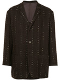 YOHJI YAMAMOTO stitched lines suit