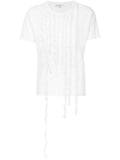 YOHJI YAMAMOTO ruffled detail T-shirt