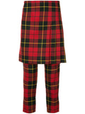 COMME DES GARÇONS tartan skirt trousers