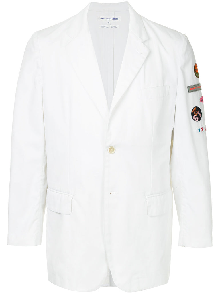 COMME DES GARÇONS SHIRT patches detail blazer