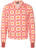COMME DES GARÇONS Homme Plus geometrical print zip up jacket