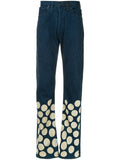 ISSEY MIYAKE Issey X Lee bleach spot jeans