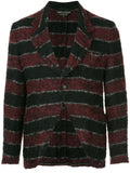 COMME DES GARÇONS Homme Plus striped cropped blazer