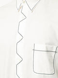 YOHJI YAMAMOTO Pour Homme contrast stitch shirt