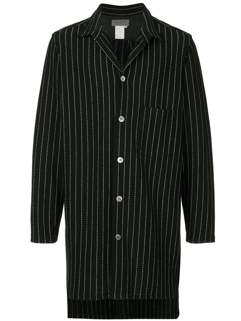 YOHJI YAMAMOTO long pinstripe shirt