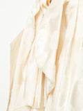 COMME DES GARÇONS draped fuzzy polka dots skirt