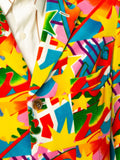 COMME des GARÇONS HOMME PLUS velvet star graffiti jacket