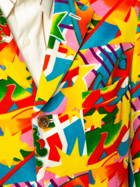 COMME des GARÇONS HOMME PLUS velvet star graffiti jacket – dot COMME