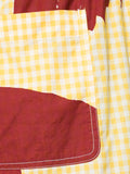 COMME des GARÇONS HOMME PLUS gingham leaf pants