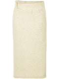 COMME DES GARÇONS VINTAGE metallic knitted skirt