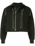 COMME DES GARÇONS baseball stitch cropped jacket