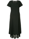 COMME DES GARÇONS raw edges midi dress
