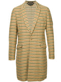 COMME DES GARÇONS Homme Plus striped long jacket